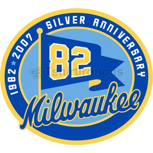 Milwaukee Brewers T-shirts Iron On Transfers N1714 - Click Image to Close